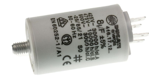 8 UF  450V  CONDENSATEUR DE DÉMARRAGE