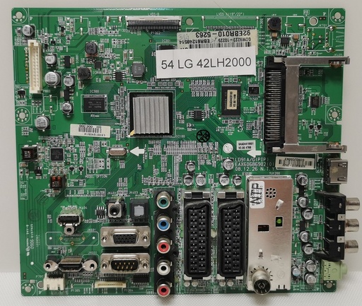[54-] LG 42LH2000 – Carte mère LD91A/G PIP EAX60686902