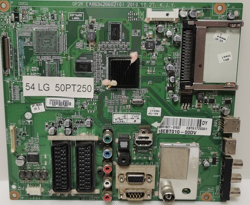 [54-] LG 50PT250 – Carte mère GP2R EAX63426602