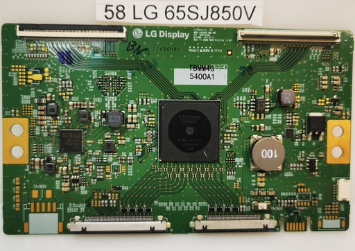 [58--] LG 65SJ850V – Carte T-CON LC650EQF-DKW1-8W2 6870C-0700C