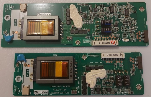 [24--] PHILIPS 25PF5321/12 2 – Carte inverter KLS-EE26M-M REV:08 6632L-0117H LC260WX2-SL01-E11 & KLS-EE26S REV:08 6632L-0118H LC260WX2SL01-E11