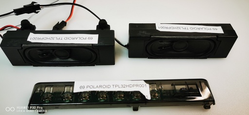[69-] POLAROID TPL32HDPR001 – Paire de haut-parleurs